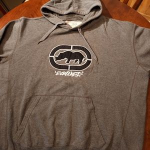 Ecko Unltd Men's Hoodie 3XL Gray Embroidered Logo Cotton/Polyester Pullover